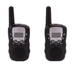 Walkie talkie met licht zwart
