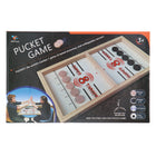 Houten puckgame 35x22.2x2.5 cm