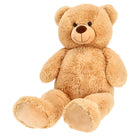 Knuffelbeer zittend 100 cm lichtbruin