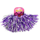 Other Brands Pom Poms 2 Pieces Purple/Silver
