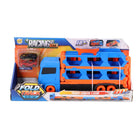 Speelgoed auto transporter racebaan