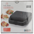Daily Home Toaster Waffle Iron Set Black