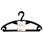 Daily Home Plastic Clothes Hangers 5 Pieces Black
