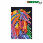 Strijkkralen SES Creative Beedz Art Paard Fantasie 45.5x30 cm 7000 stuks