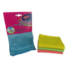 Microvezeldoek glas streeploos assorti
