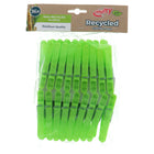 Multy Eco Recycled Clothes Pegs 36 Pieces Green