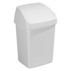 Prullenbak 10L wit swingdeksel