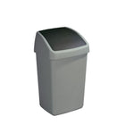 Sunware Delta Swing-Top Waste Bin 25L Grey