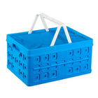 Sunware Square Foldable Crate + Cooler Bag 32L 49x36x24.5 cm Blue