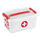Sunware Q-Line First Aid Box 6L 30X20X14 Cm White/Red