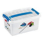 Sunware Q-Line Sewing Box 6L 30X20X14 Cm White/Blue