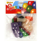 Globos Polka Dot Balloons 8 Pack