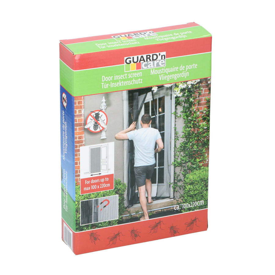 Guard'n Care Guard'N Care Horgordijn Met Magneten 220X100 Cm Zwart