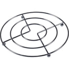 Onderzetter rond 17 cm rvs chroom