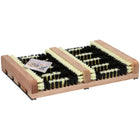Voetveger houten borstels 35x26x5,5 cm