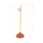 Ontstopper rubber houten steel