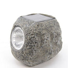 Solarlamp steen grijs polyresin