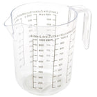 Maatbeker 1L transparant