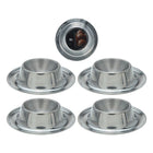 Excellent Houseware Egg Cup Set 4-Piece Stainless Steel