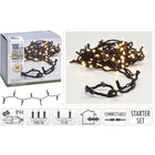 Koppelbare kerstverlichting starter set 100 leds 10m IP44