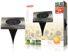 Ranex Ra-5000406 LED Solar Ground Spot Stainless Steel