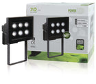 Buitenlamp aluminium zwart 6x LED IP44
