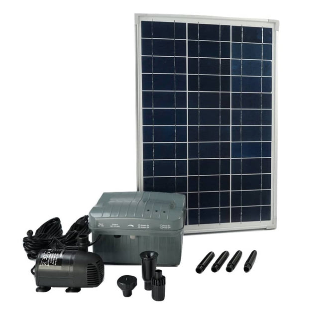 Ubbink Solarmax 1000 Set Met Zonnepaneel, Pomp En Batterij 1351182 1350 l/h