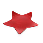 Decoratiebord ster 25 cm rood