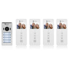 Smartwares Video-Intercomsysteem 20,5X8,6X2,1 Cm Wit 4 appartementen