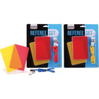 Basic Sports Active Metal Referee Whistle with 2 Cards