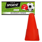Pionnen oranje 22 cm 4 stuks