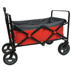 Outdoor Foldable Wagon Red/Grey/Black
