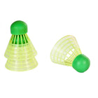 Badminton shuttles 3 stuks neon geel/groen koker
