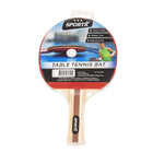 Tafeltennisbat rubber 1mm hout 6.5mm ergonomisch handvat
