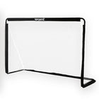 Voetbaldoel 182x60x122 cm metaal zwart