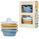 Little Dutch 4 Bath Boats Set Blue