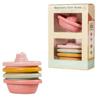 Little Dutch 4 Bath Boats Set Pink