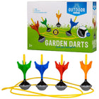 Tuin darts set 4 stuks 2 ringen 23 cm