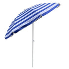 Parasol 180 cm blauw-wit strepen