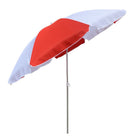 Outdoor Parasol 200 cm Red/White