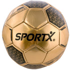 Voetbal 22 cm goud metallic PVC