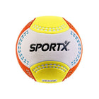 Beach ball 16 cm geel/wit/oranje