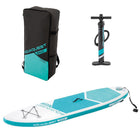 SUP board 244x76x13 cm wit lichtblauw