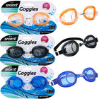 Zwembril junior SportX verstelbaar PVC/latex assorti