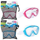 Zwemmasker kinderen roze/blauw