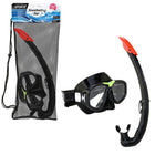 Snorkelset volwassenen zwart