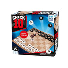 Bordspel Check-10 30 cm hout karton