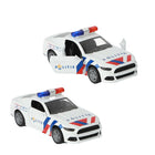 112 Pull-Back Police Sports Car 1:36 + Light And Sound