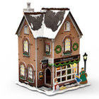 3D Puzzel Hollands Huisje Winter Klompenmakerij met LED 53 Stukjes