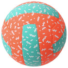 Volleybal neopreen 21 cm mint/rood